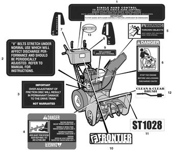 Part Location Diagram of MT760983 Murray DISCONTINUED